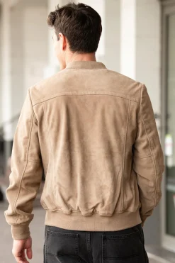 Blouson Homme Schott Lc300 Dark Beige