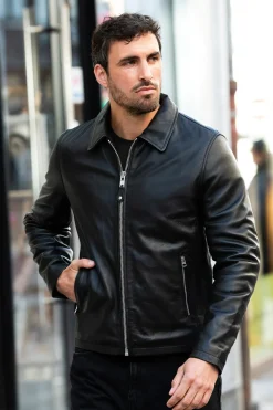 Blouson Homme Schott Lcdenzel Black