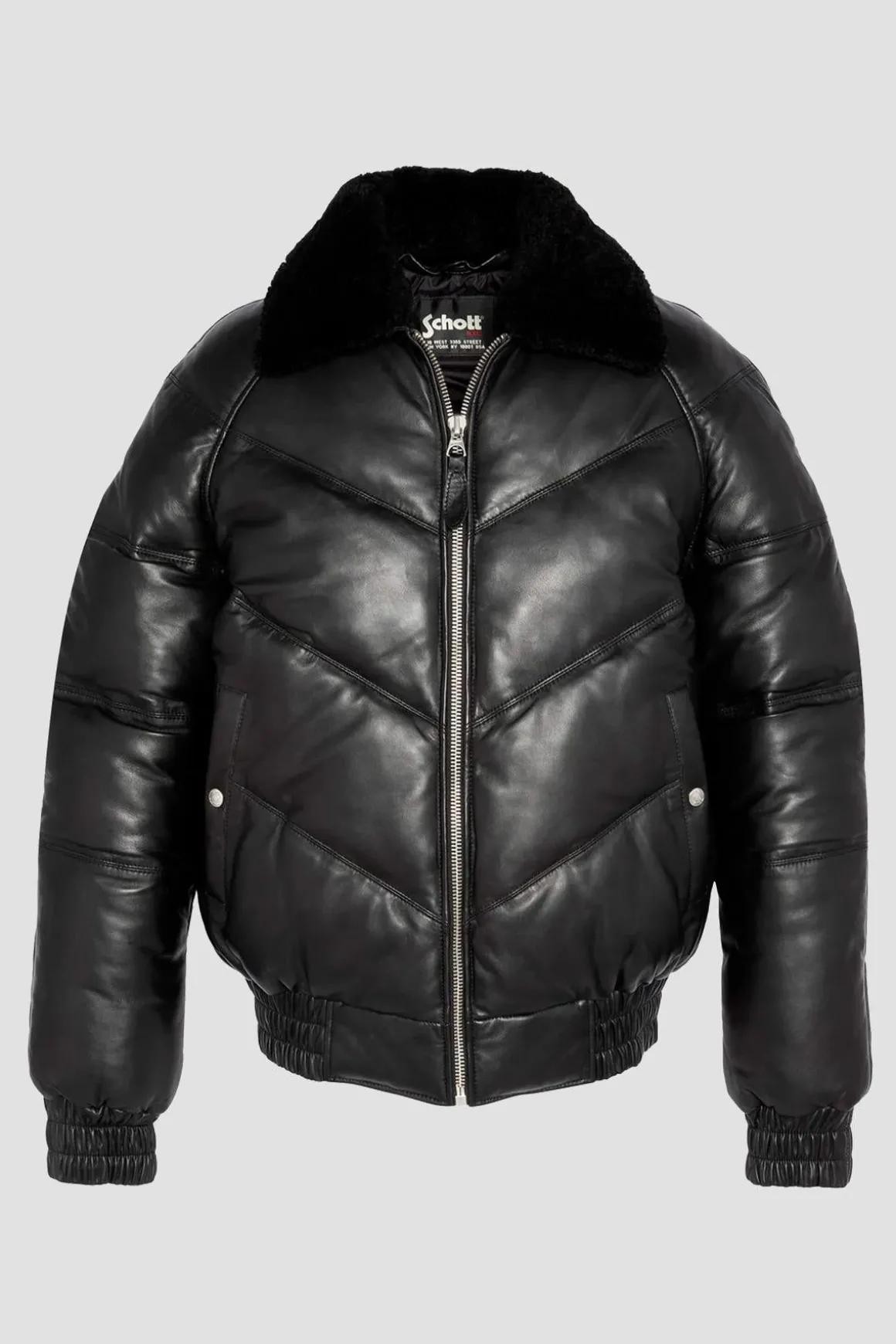 Blouson Homme Schott Lcdownw25 Black