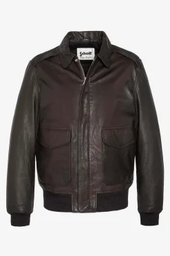 Blouson Homme Schott Lcflyvint Brown