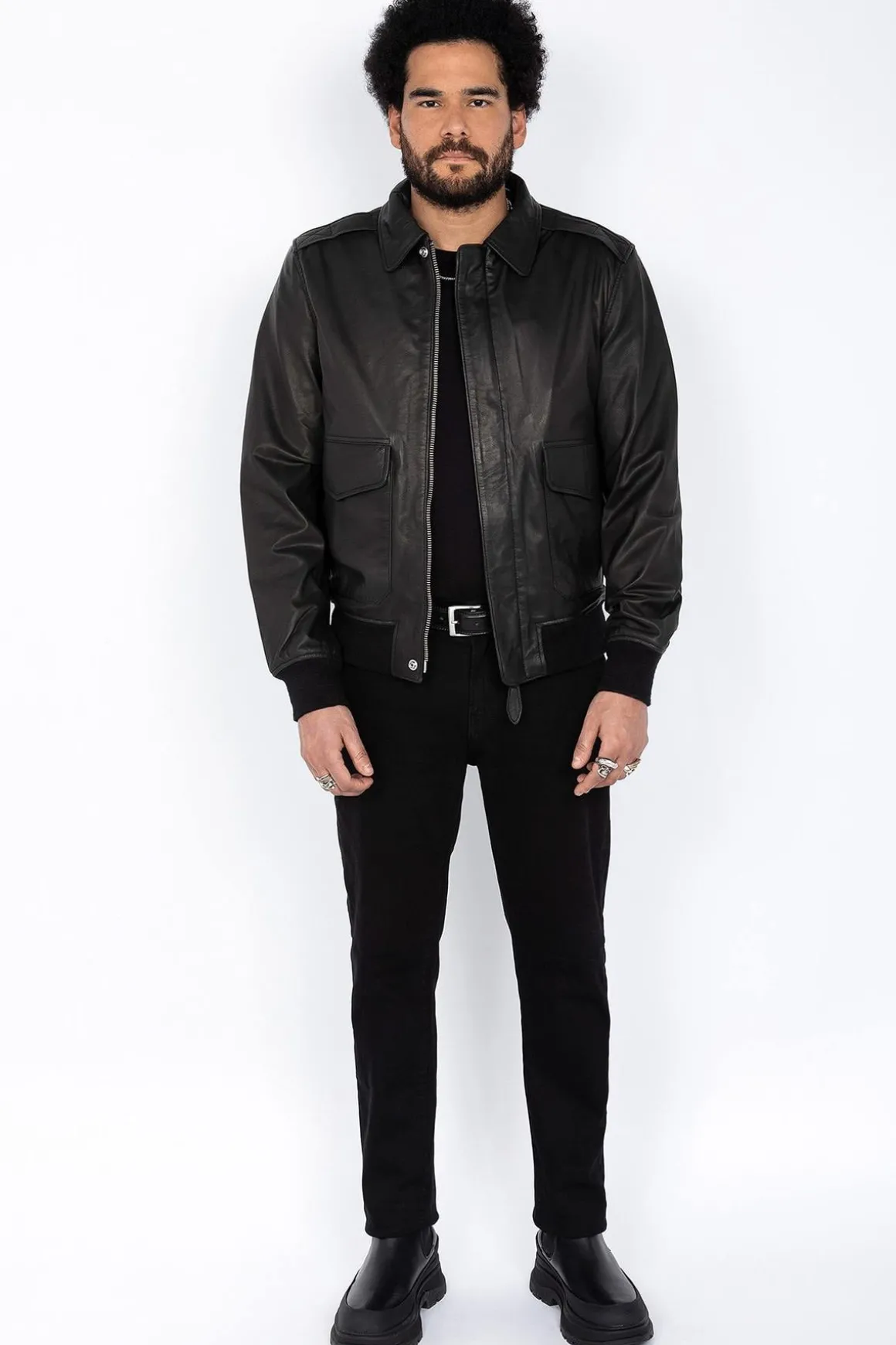 Blouson Homme Schott Lcflyvint Black