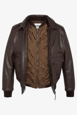Blouson Homme Schott Lcflyw22 Brown