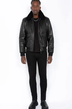 Blouson Homme Schott Lcflyw22 Black