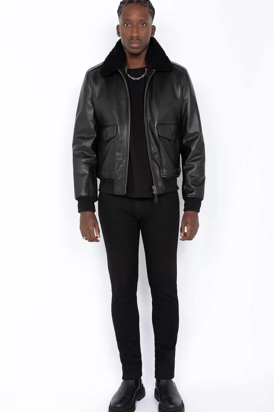 Blouson Homme Schott Lcflyw22 Black