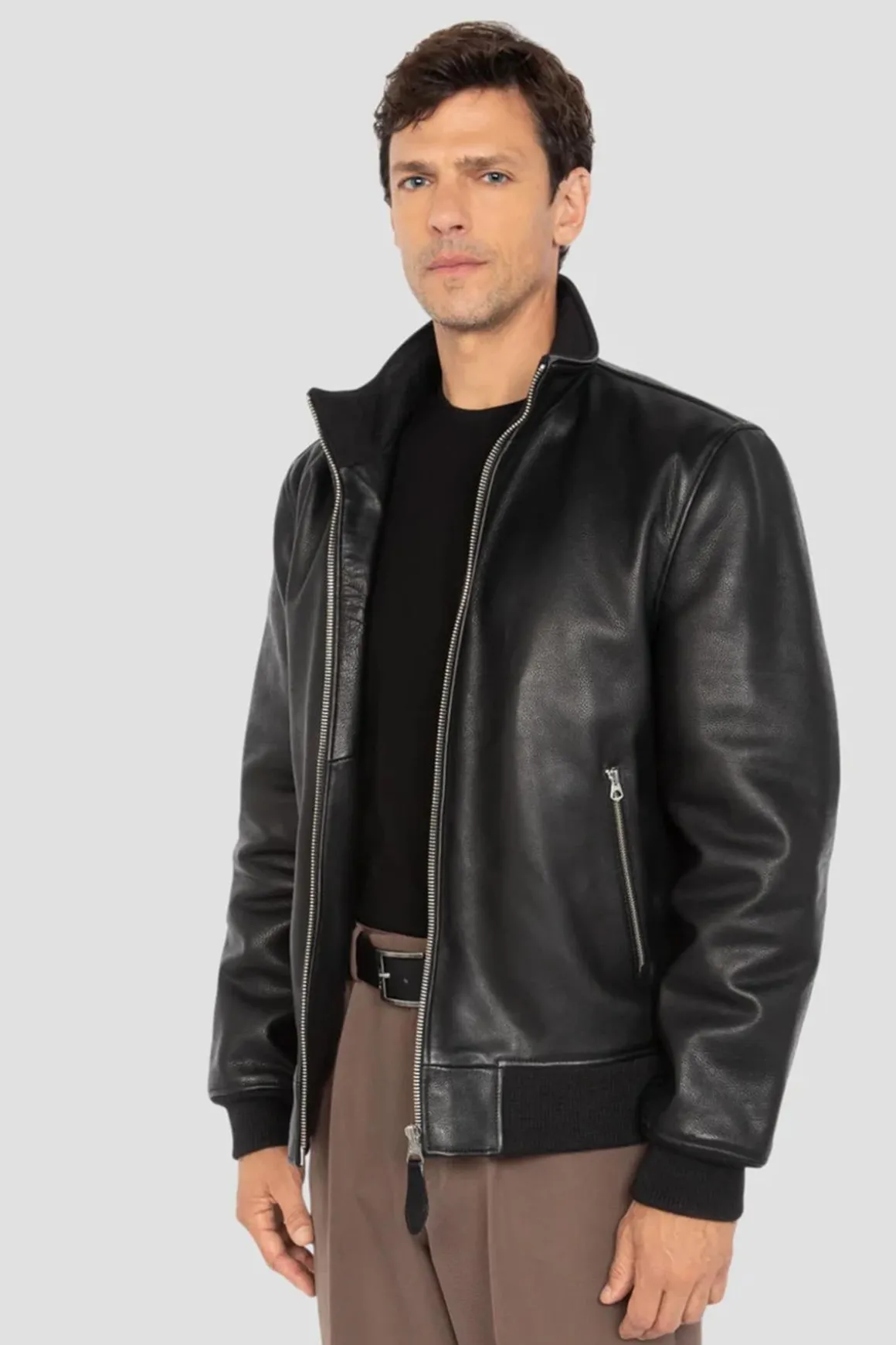 Blouson Homme Schott Lcfresnocow Black