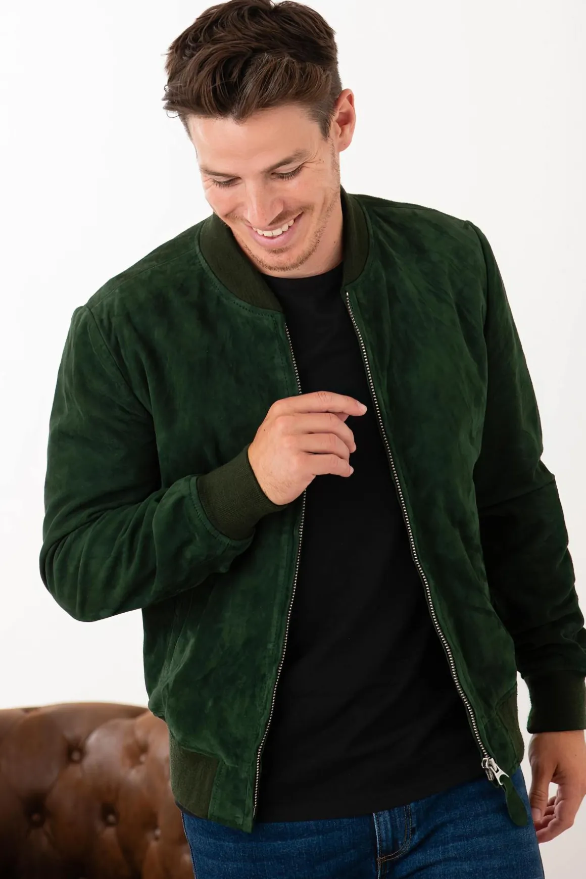 Blouson Homme Schott Lc300 Green