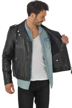 Blouson Homme Schott Lc1140Icon Black X