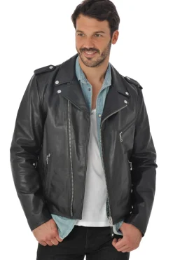 Blouson Homme Schott Lc1140Icon Black X