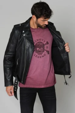 Blouson Homme Schott Lcicon2 Black