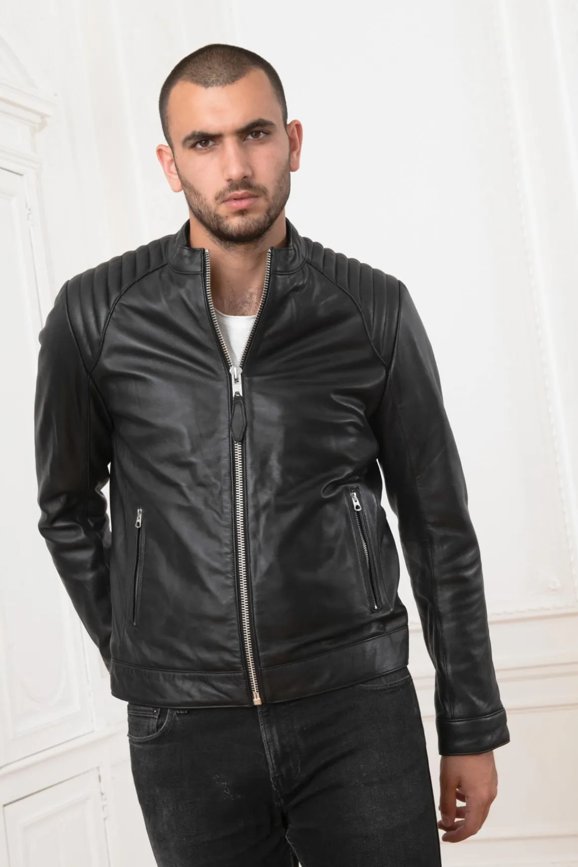 Blouson Homme Schott Lcjulian Black