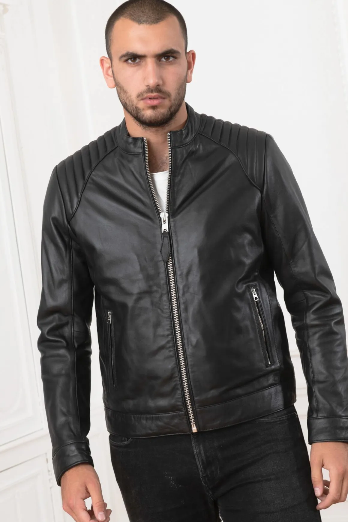 Blouson Homme Schott Lcjulian Black