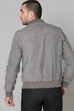 Blouson Homme Schott Lc300 Light Grey