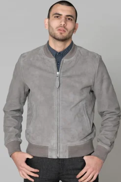Blouson Homme Schott Lc300 Light Grey