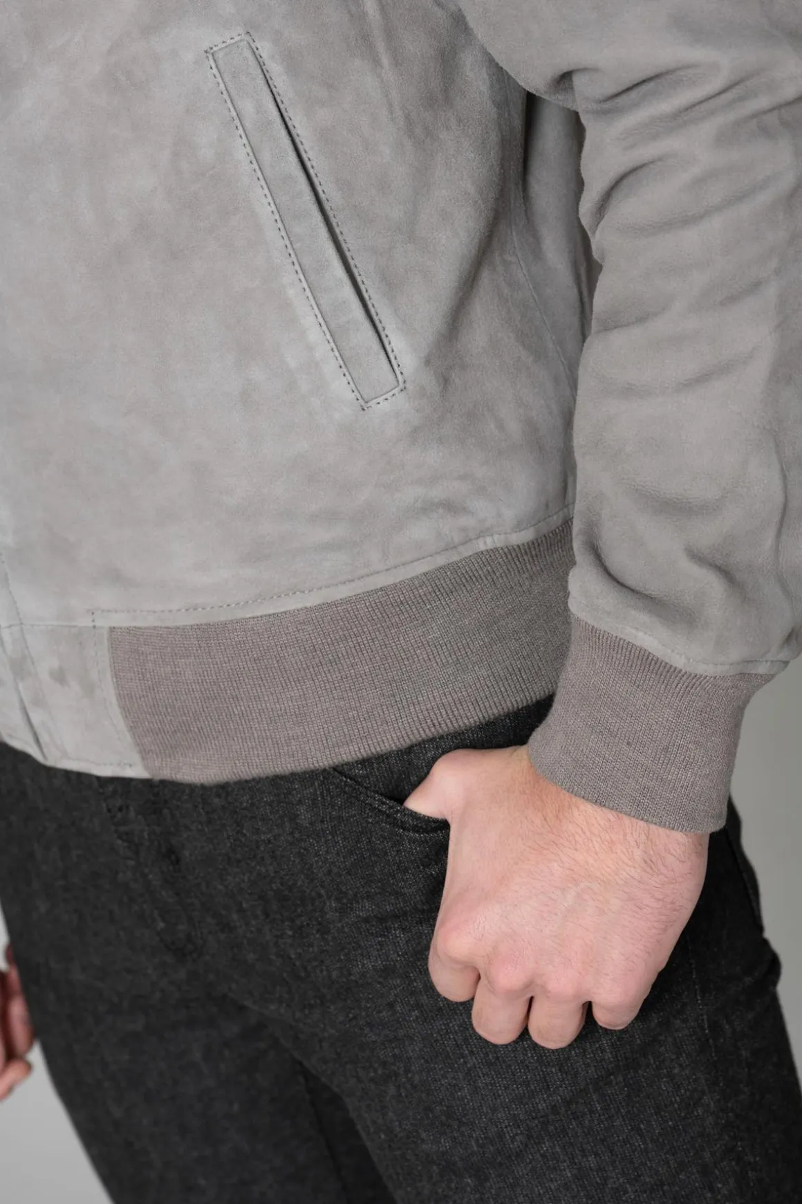 Blouson Homme Schott Lc300 Light Grey
