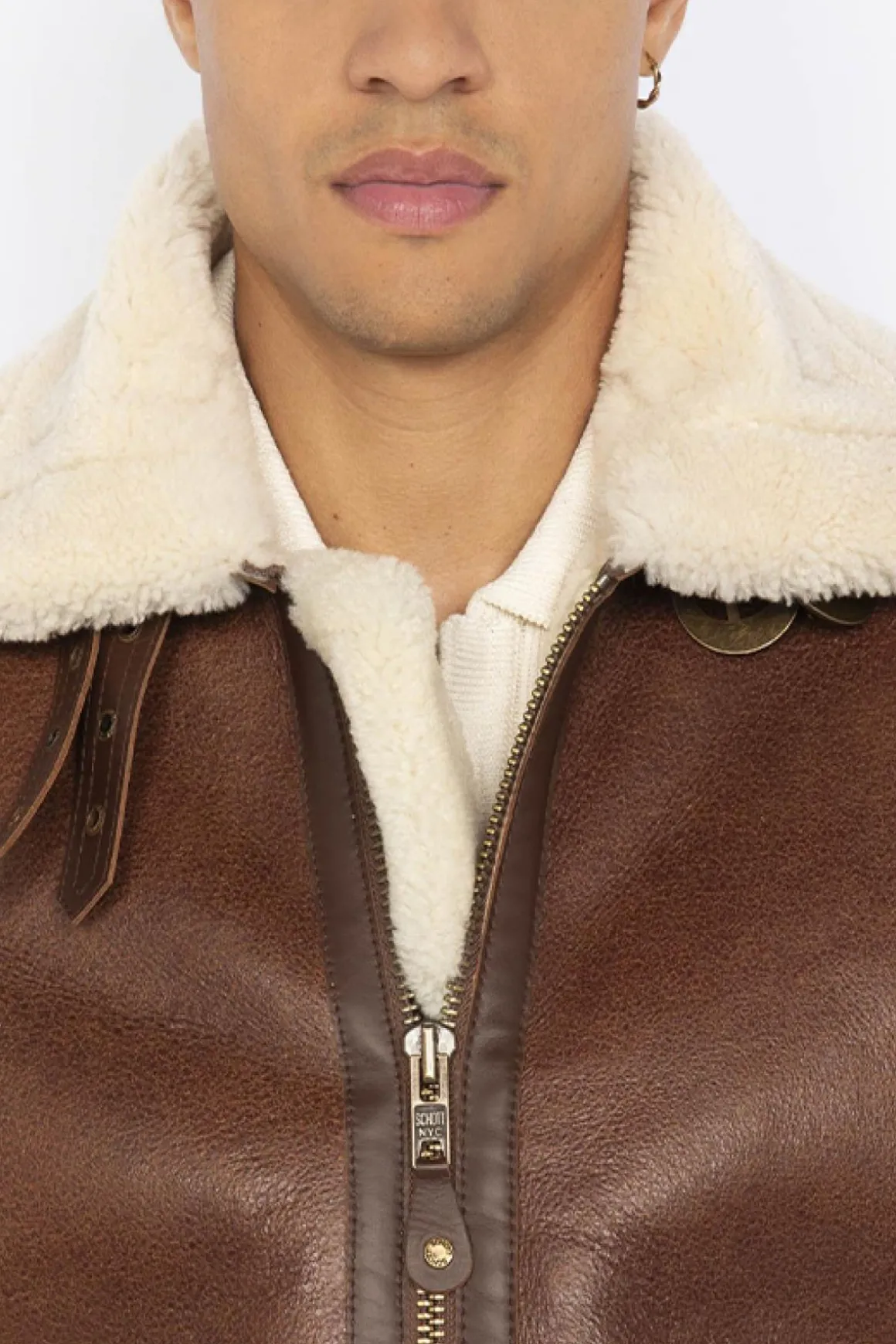 Blouson Homme Schott Lc1259 Moka
