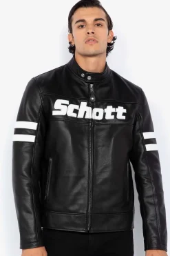 Blouson Homme Schott Lcmotorvint Black