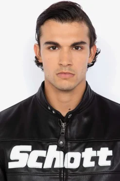 Blouson Homme Schott Lcmotorvint Black