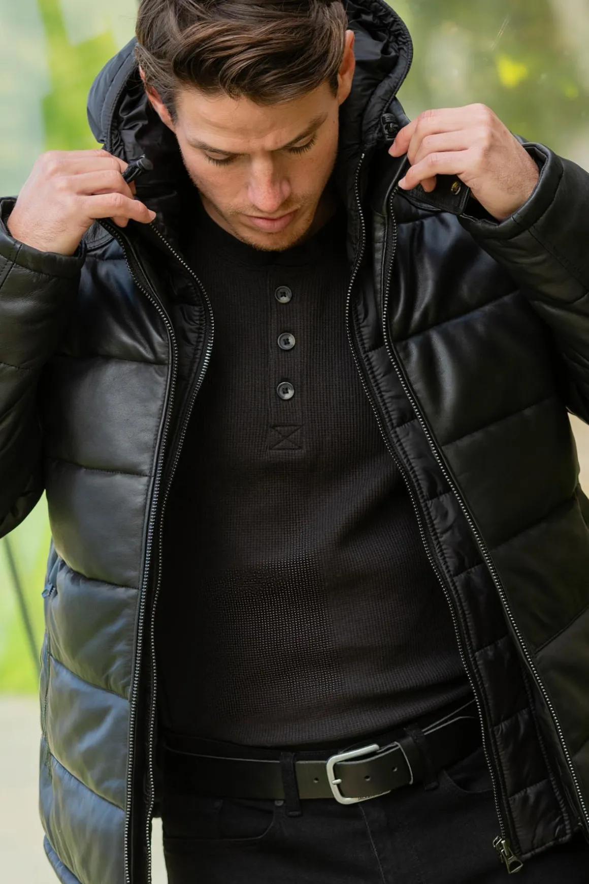 Blouson Homme Schott Lcpuffy Black