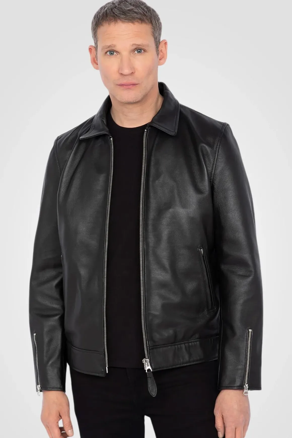 Blouson Homme Schott Lctampa Black