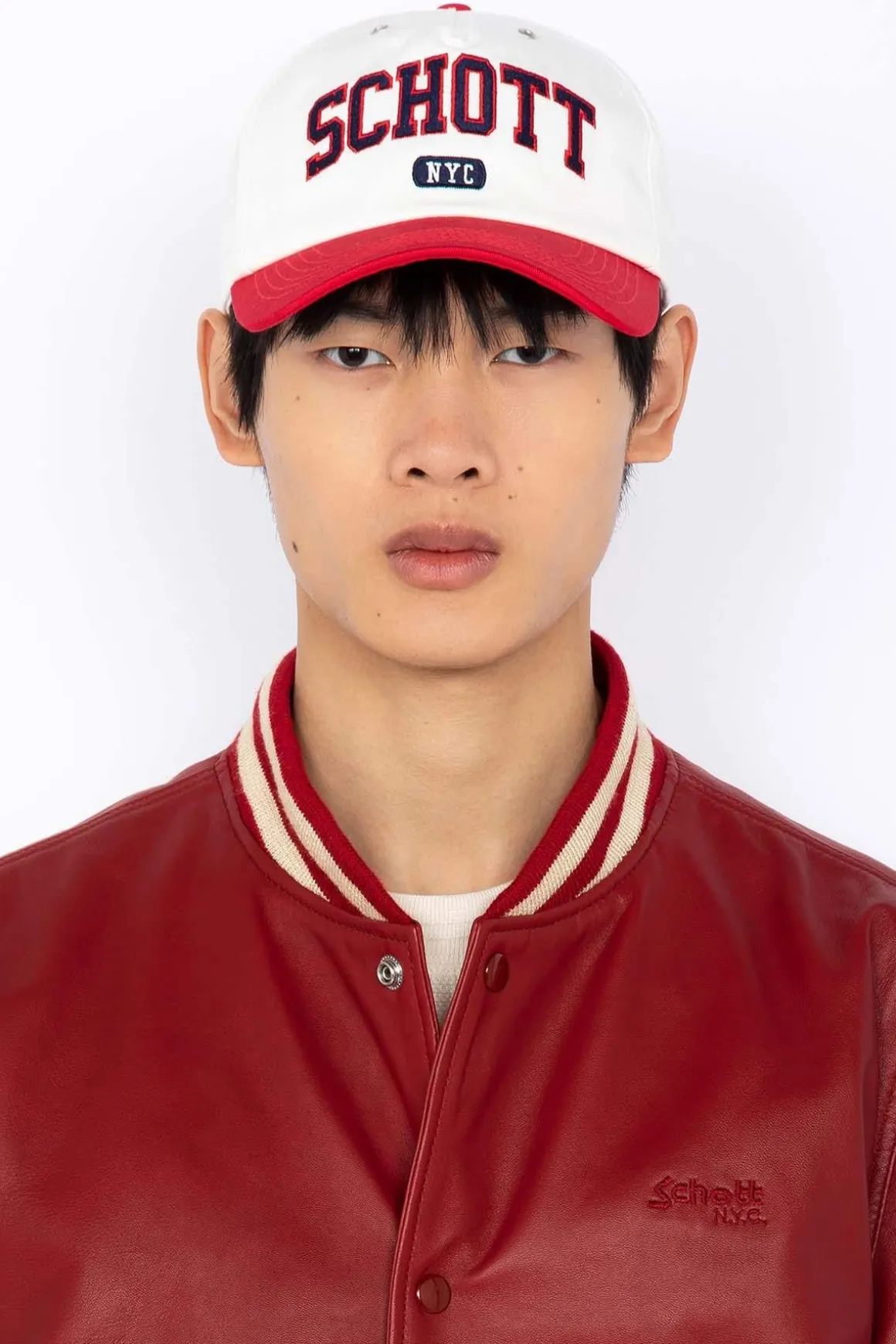 Blouson Homme Schott Lcteddys23 Red