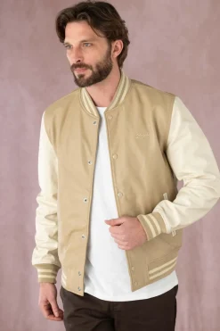 Blouson Homme Schott Lcteddys23Bi Beige/Off