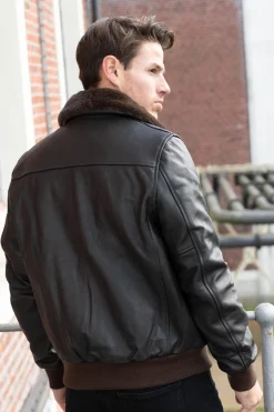 Blouson Homme Schott Lc5331X Ant.brown