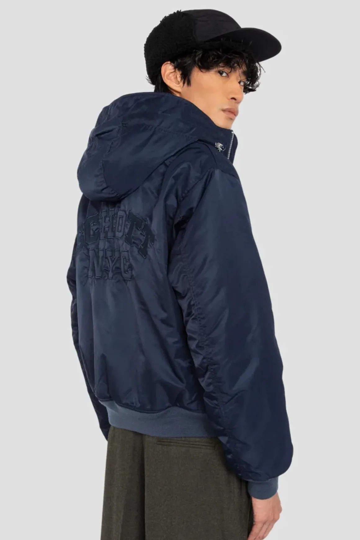 Blouson Homme Schott Ma1Guardrs Dark Navy