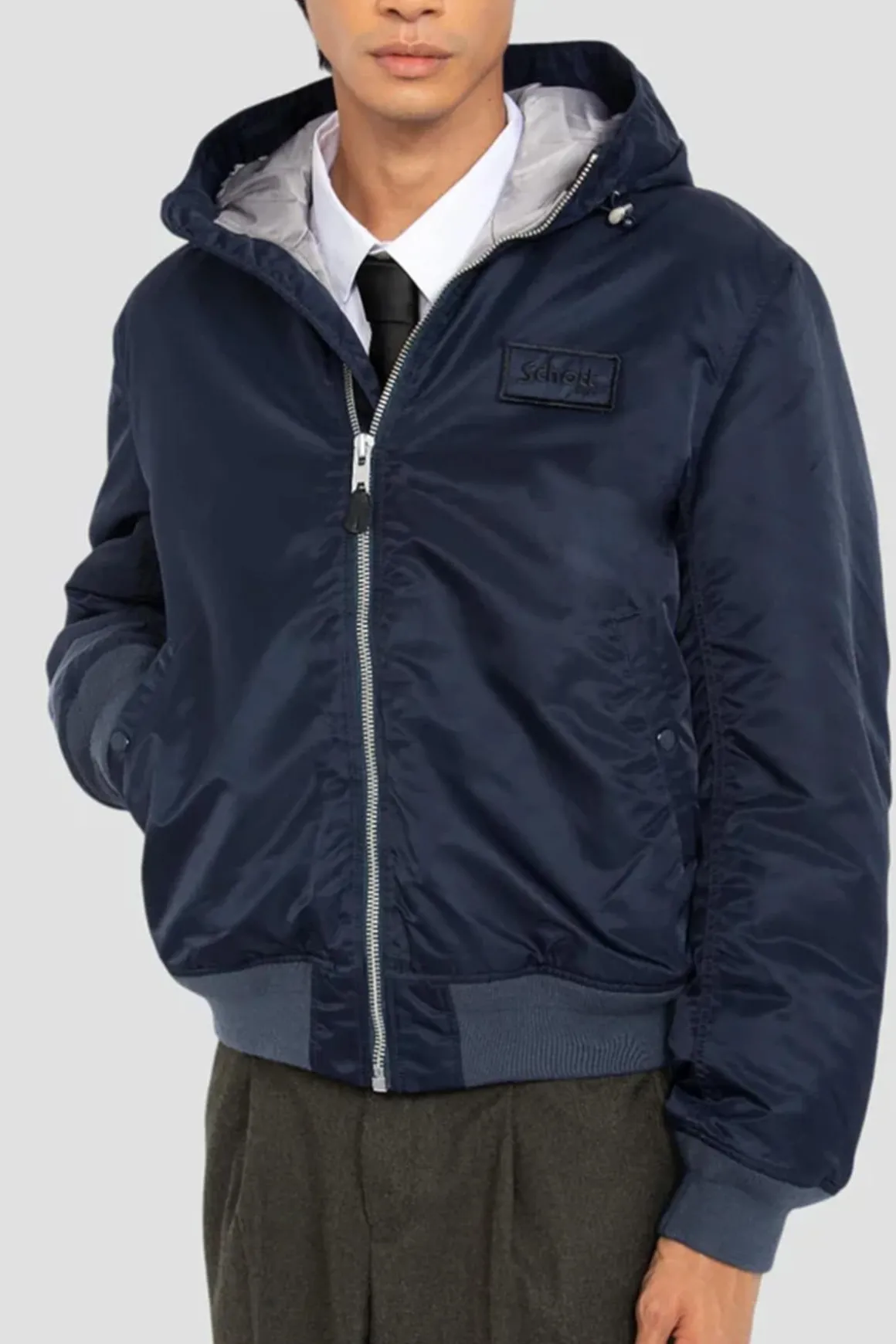 Blouson Homme Schott Ma1Guardrs Dark Navy