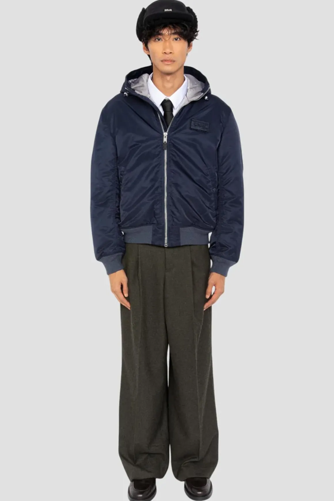 Blouson Homme Schott Ma1Guardrs Dark Navy