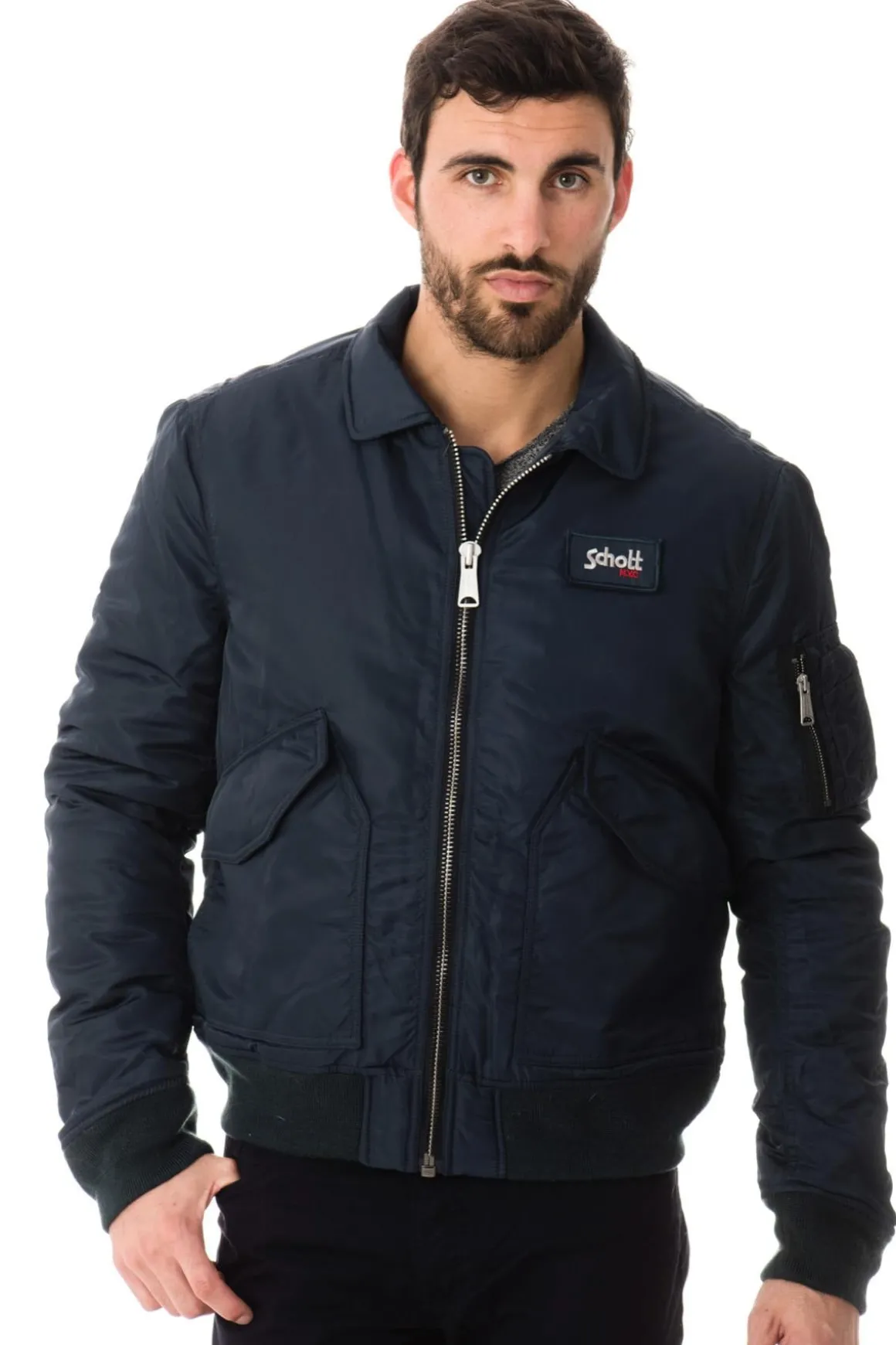 Blouson Homme Schott 210100 Navy