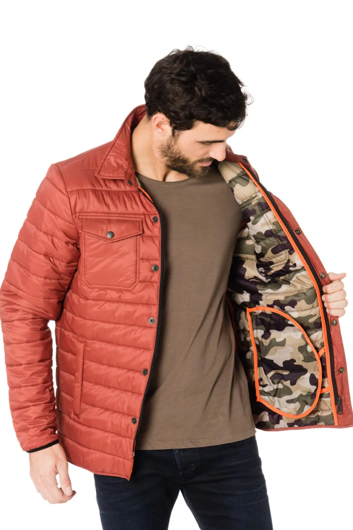Blouson Homme Schott Niels Brick