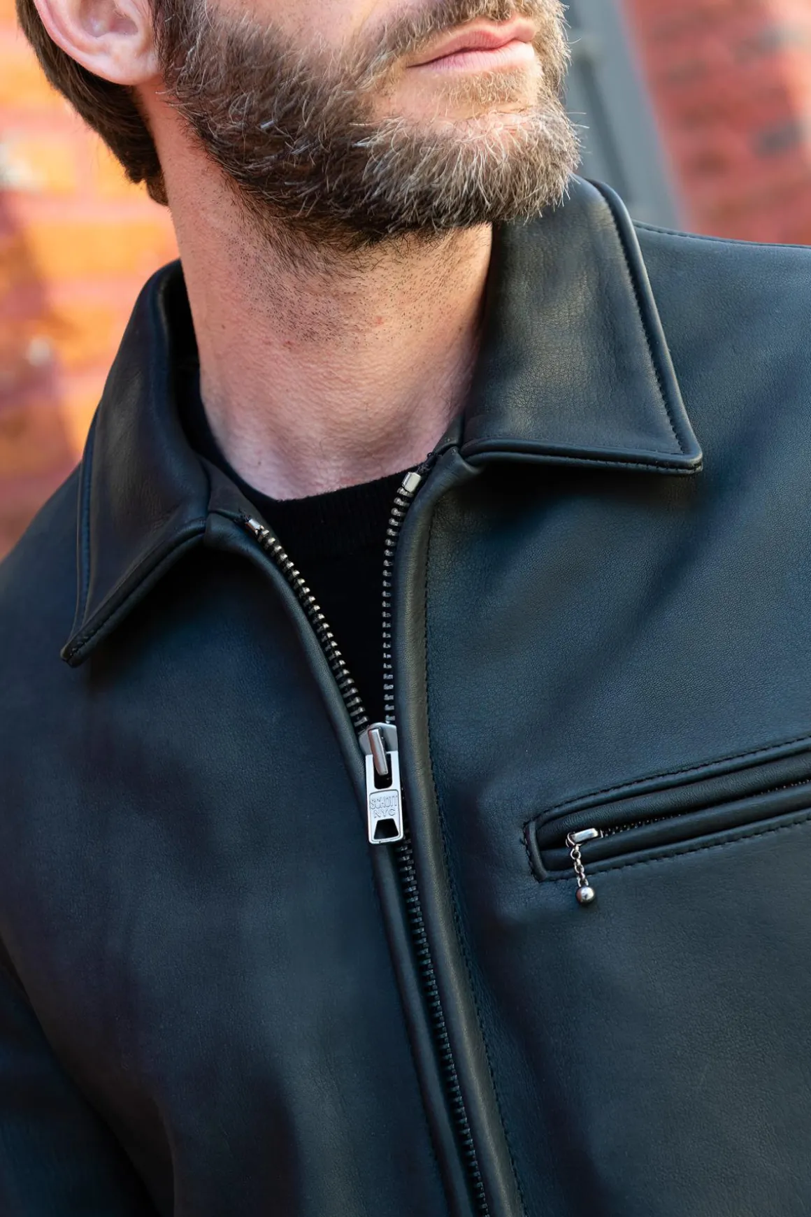 Blouson Homme Schott P693 Black