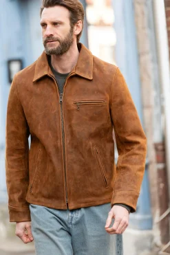 Blouson Homme Schott P673 Brown