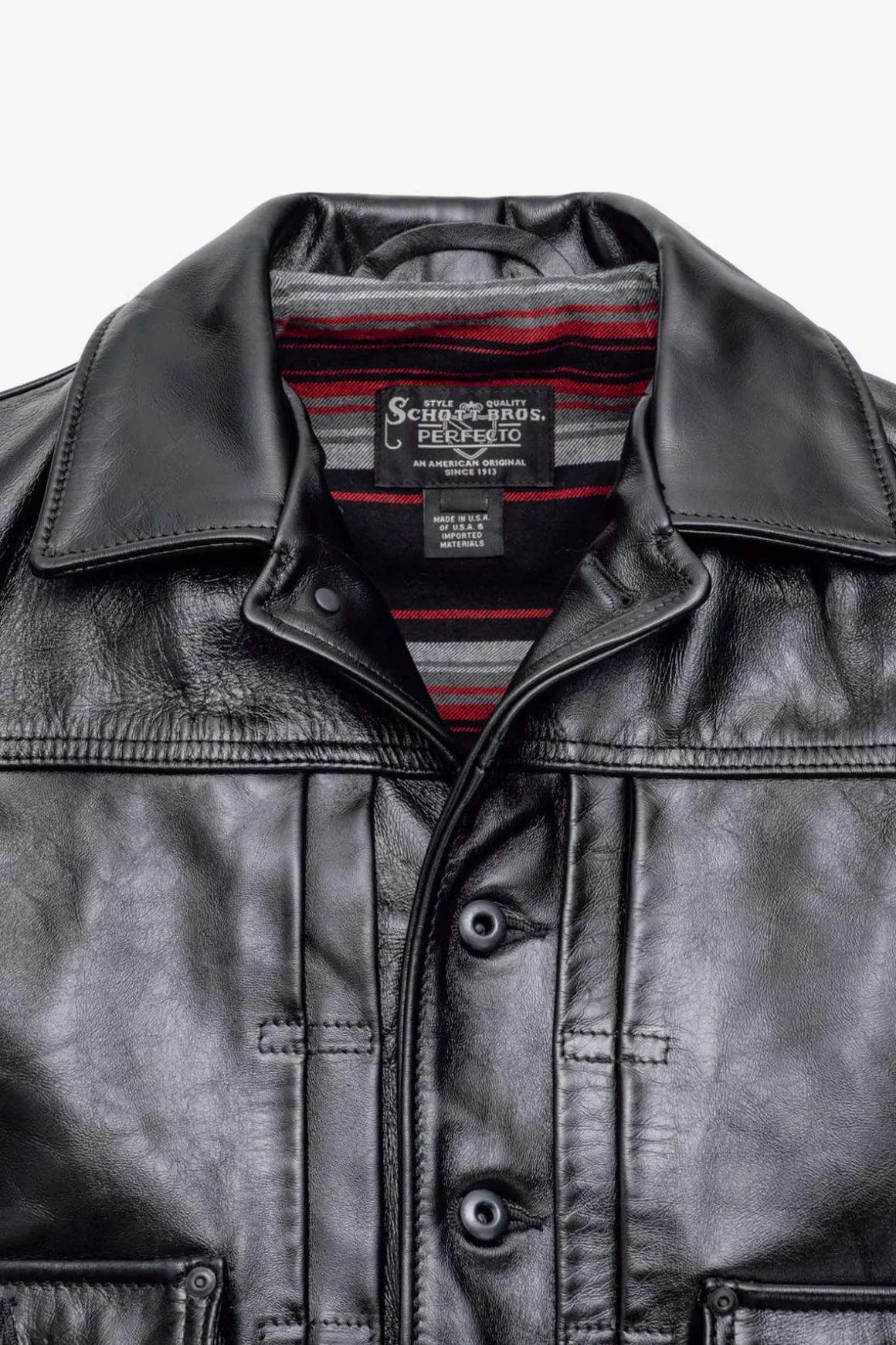 Blouson Homme Schott P620H Black