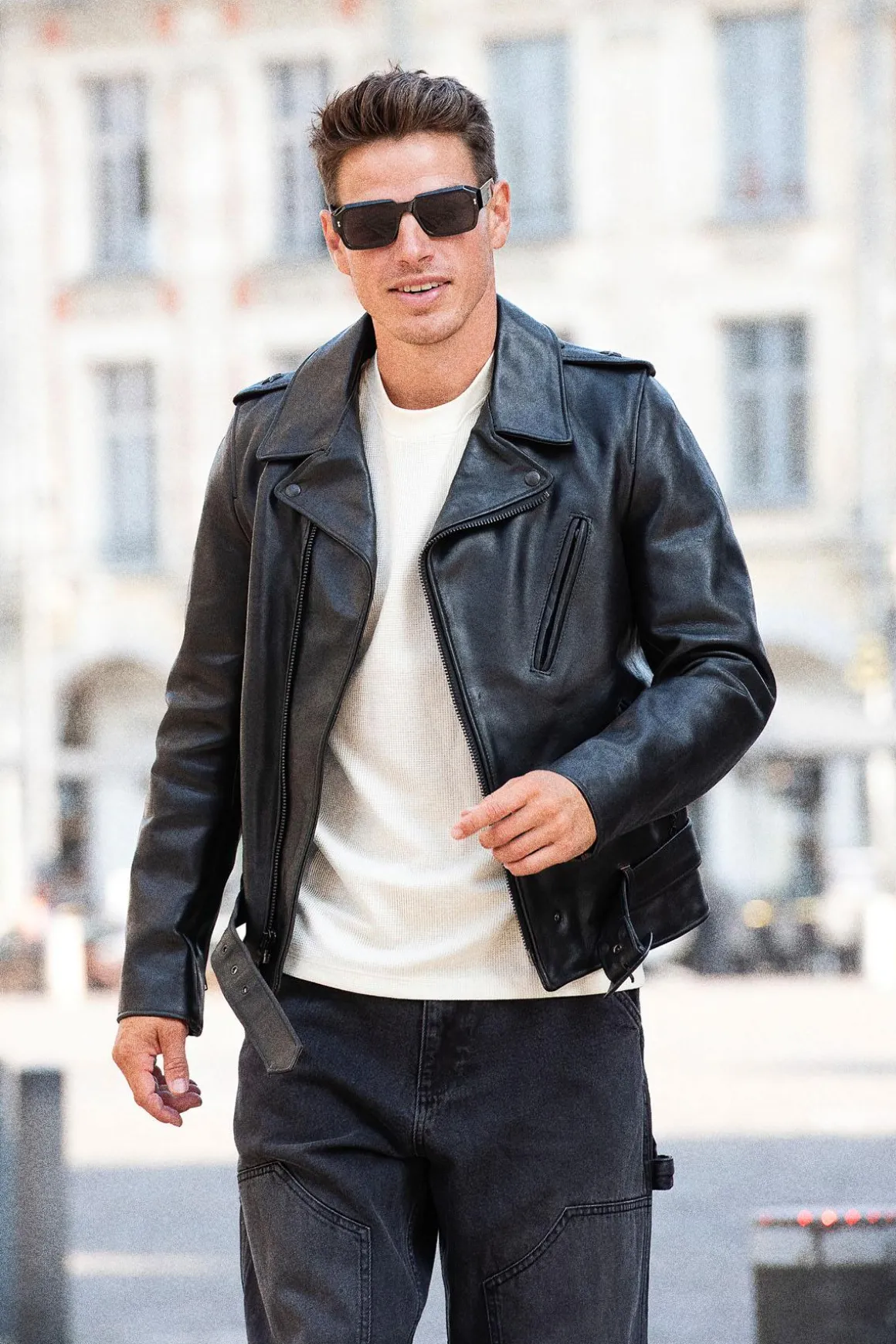 Blouson Homme Schott P613S Black