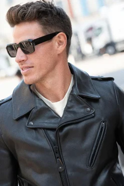 Blouson Homme Schott P613S Black