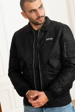 Blouson Homme Schott 210100Rs Black