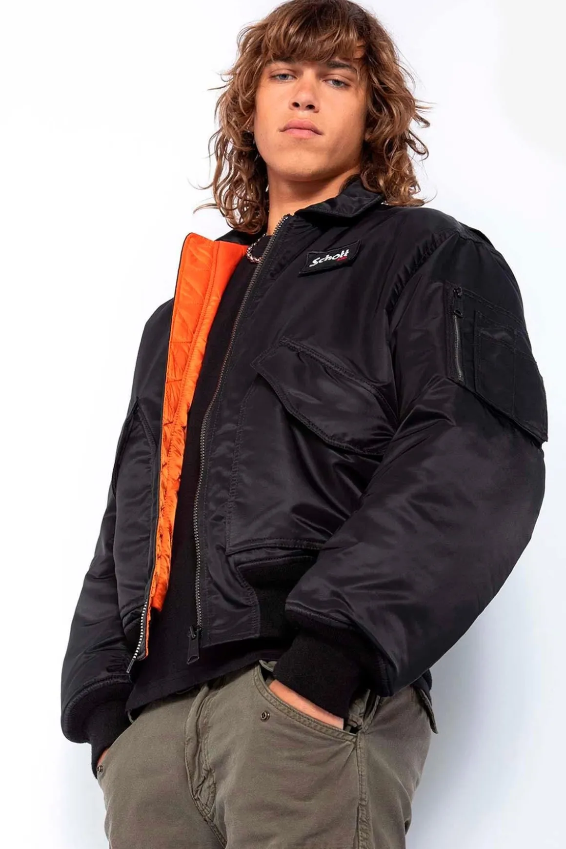 Blouson Homme Schott 21090Rs Black