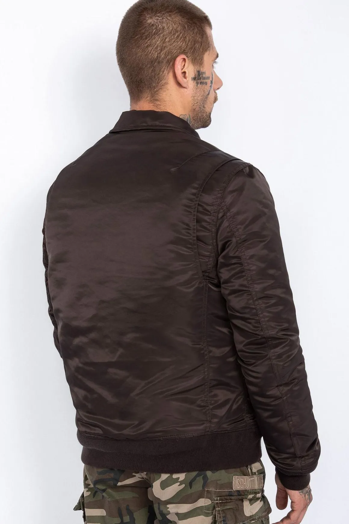 Blouson Homme Schott 210100Rs Dark Brown