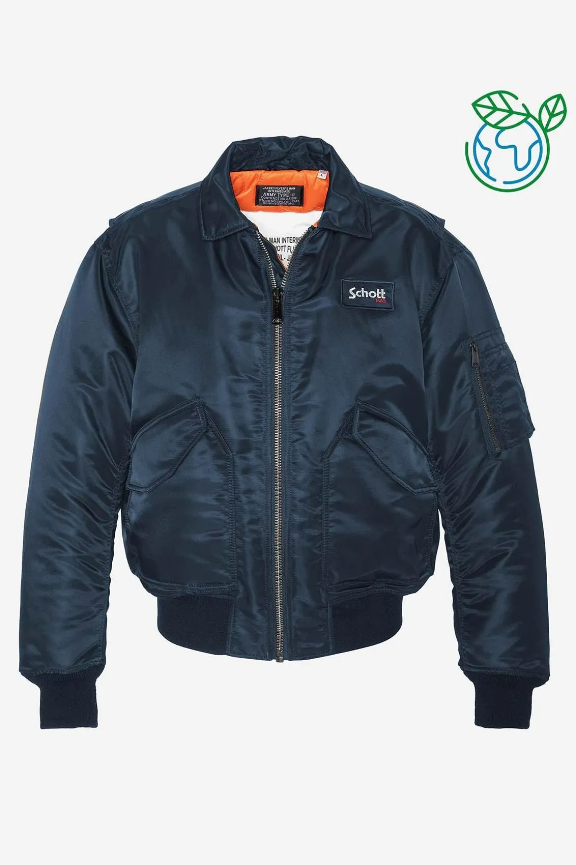 Blouson Homme Schott 21090Rs Navy