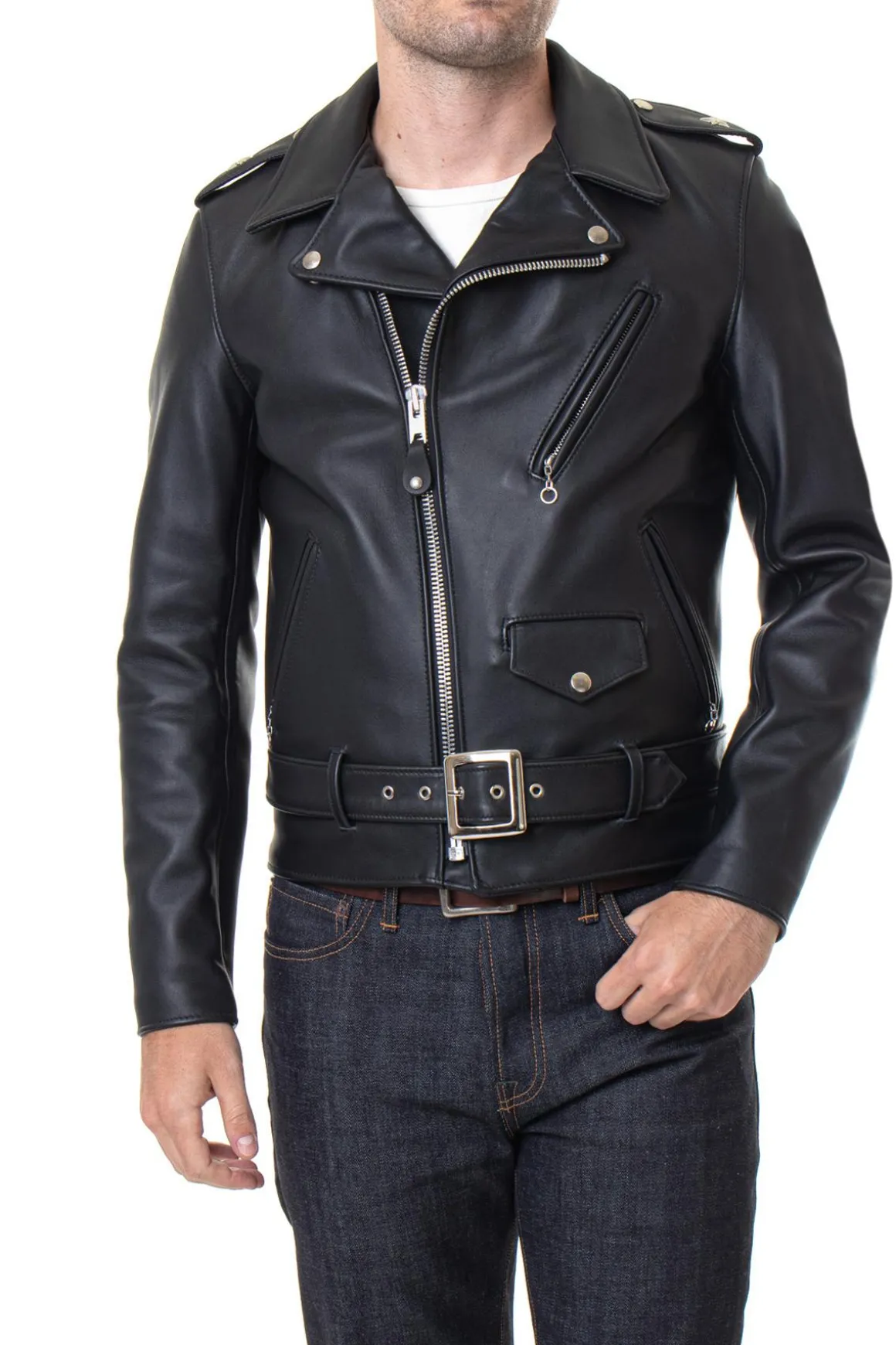 Blouson Homme Schott 613S Black