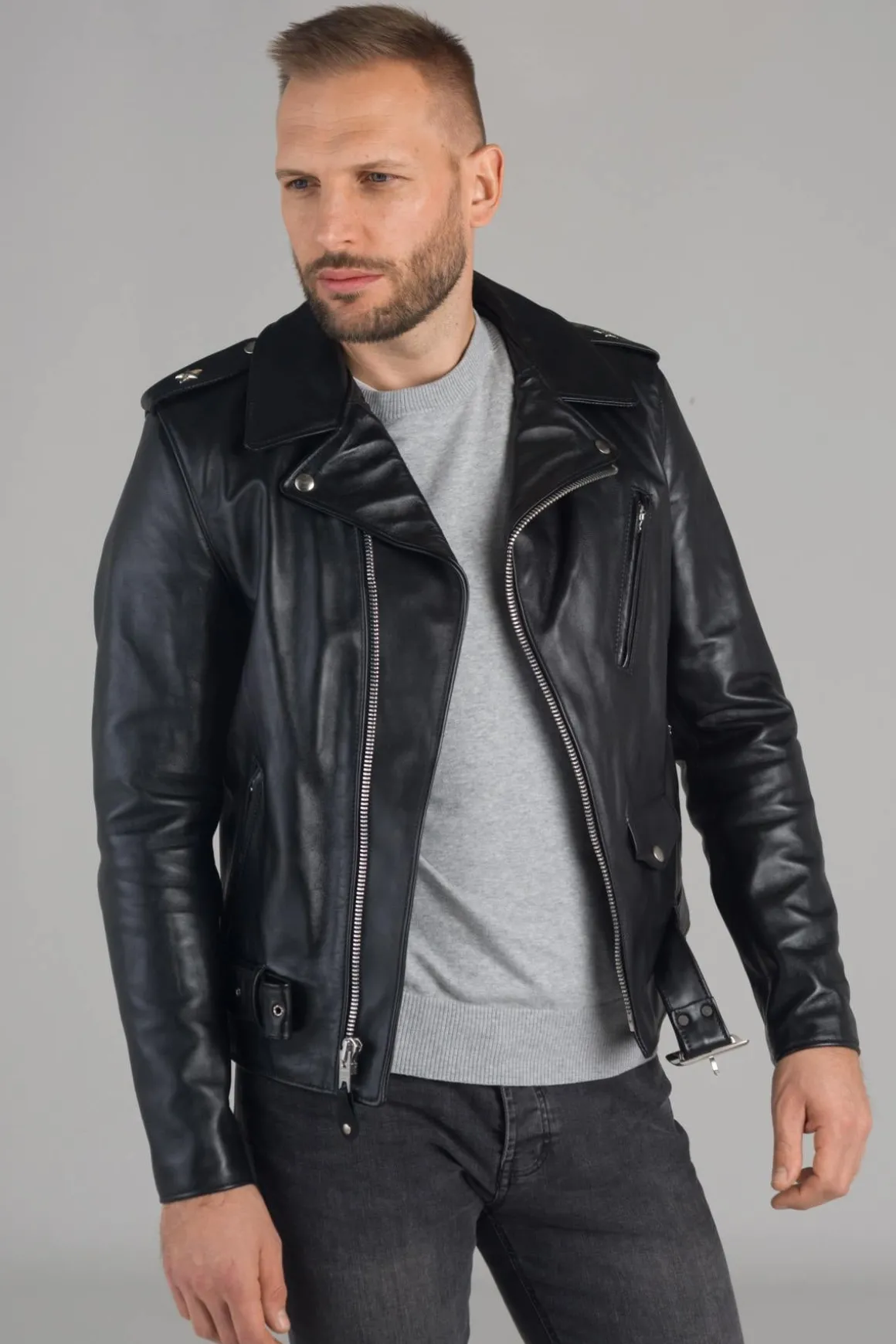 Blouson Homme Schott 613Sh Black
