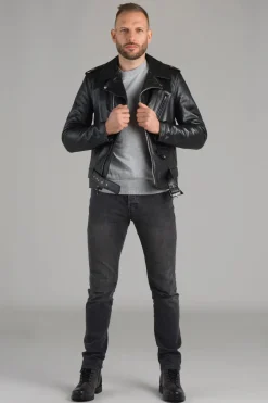 Blouson Homme Schott 613Sh Black