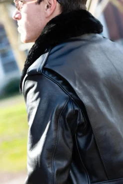 Blouson Homme Schott 184Sm Black
