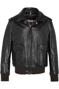 Blouson Homme Schott 184Sm Brown