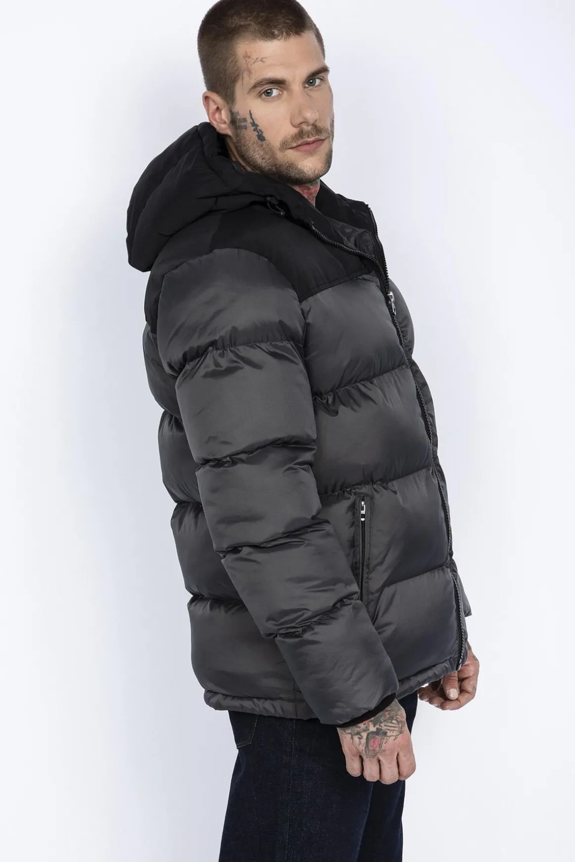 Blouson Homme Schott Utah2 Anthracite