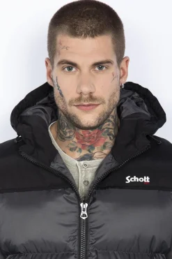 Blouson Homme Schott Utah2 Anthracite