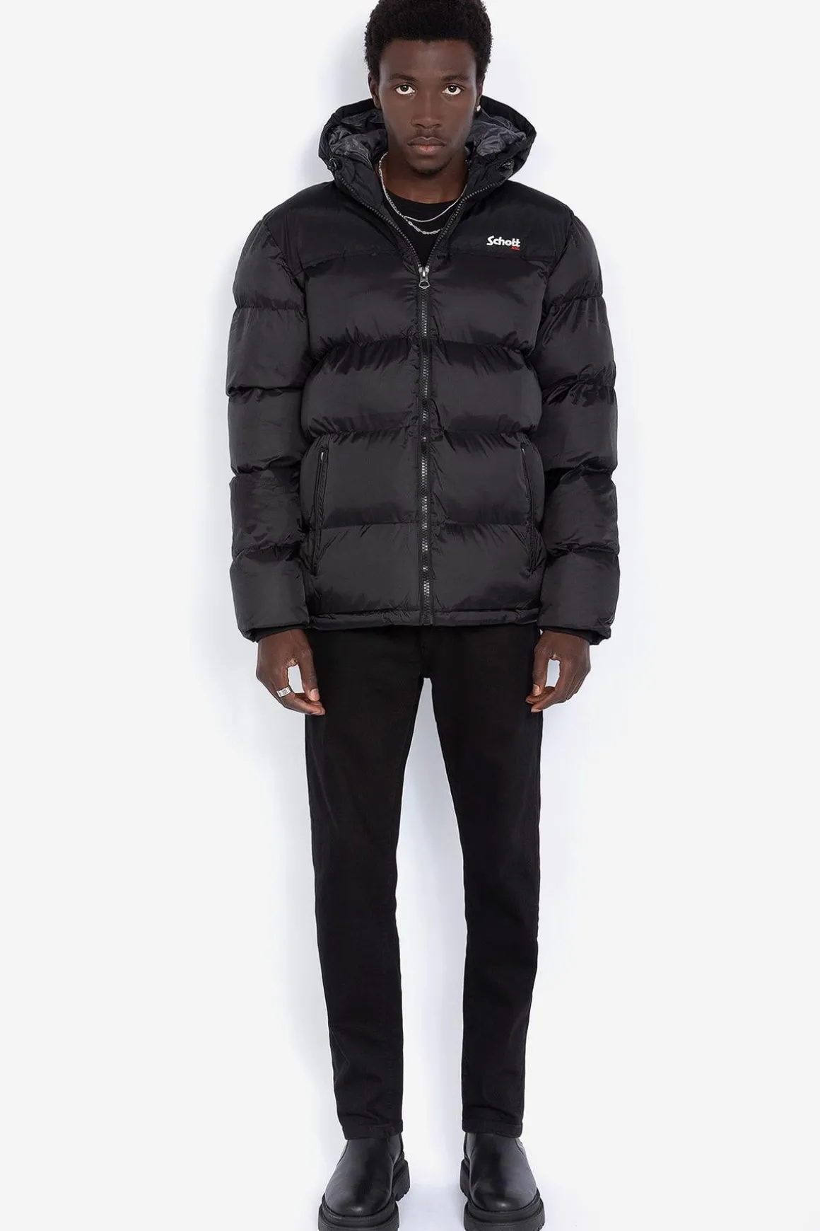 Blouson Homme Schott Utah2 Black