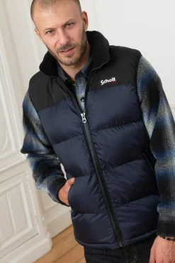 Blouson Homme Schott Utahv Navy