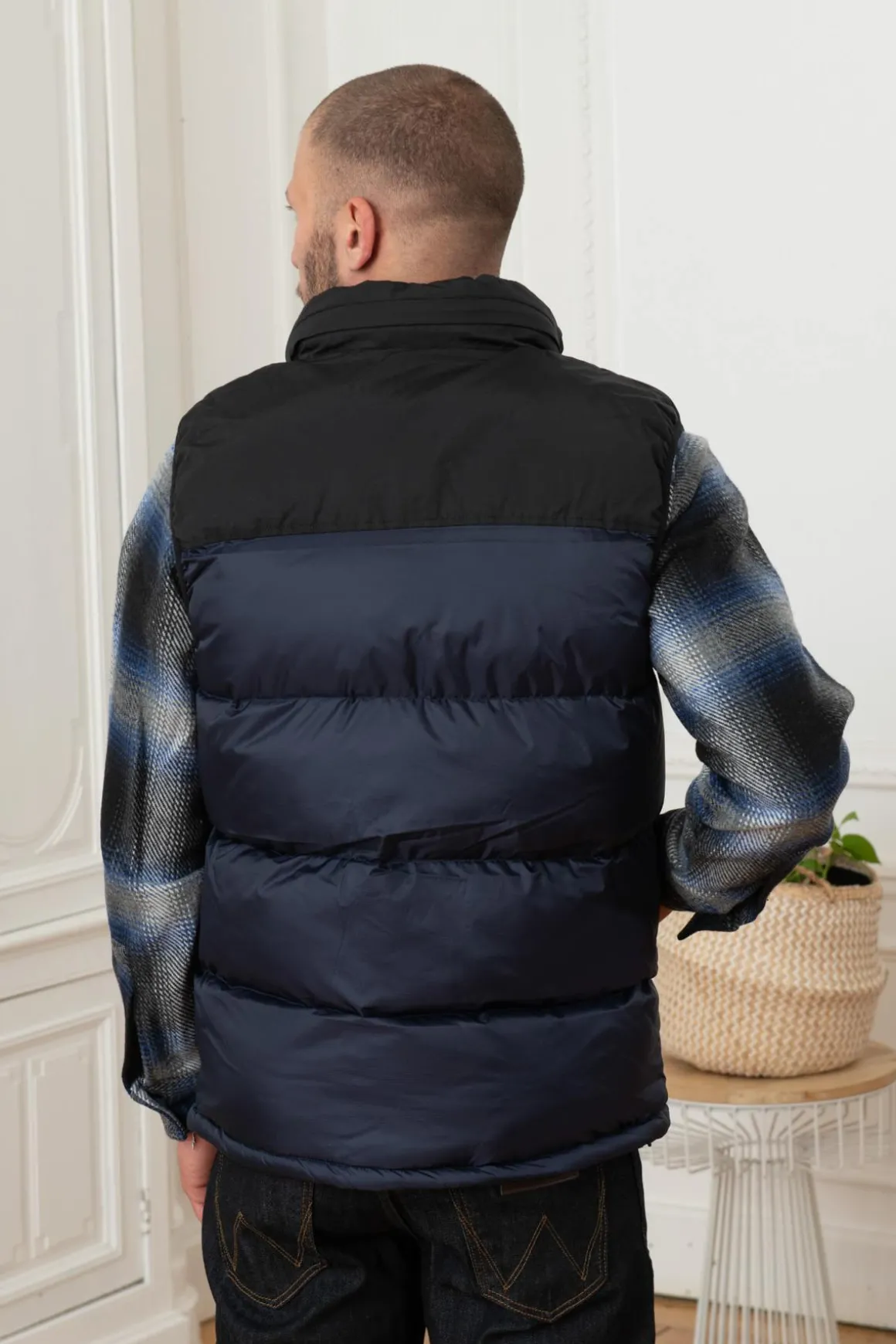 Blouson Homme Schott Utahv Navy
